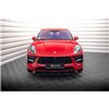 Maxton - Lame Du Pare-Chocs Avant V.2 Porsche Macan GTS / Sport Design Mk1 Facelift Noir Brillant