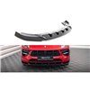 Maxton - Lame Du Pare-Chocs Avant V.1 Porsche Macan GTS / Sport Design Mk1 Facelift Noir Brillant