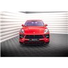 Maxton - Lame Du Pare-Chocs Avant V.1 Porsche Macan GTS / Sport Design Mk1 Facelift Noir Brillant