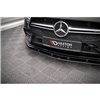 Maxton - Street Pro Lame Du Pare-Chocs Avant Mercedes A35 AMG / AMG-Line Aero Pack W177 Noir-Rouge