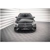 Maxton - Street Pro Lame Du Pare-Chocs Avant Mercedes A35 AMG / AMG-Line Aero Pack W177 Noir-Rouge