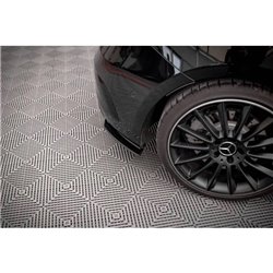 Maxton - Street Pro Central Diffuseur Arriere Mercedes A35 AMG Hatchback Aero Pack W177 Noir-Rouge