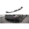 Maxton - Street Pro Diffuseur Arrière Complet Mercedes A35 AMG Hatchback Aero Pack W177 Noir-Rouge + Rabats Brillant