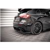 Maxton - Street Pro Diffuseur Arrière Complet Mercedes A35 AMG Hatchback Aero Pack W177 Noir-Rouge + Rabats Brillant