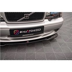 Maxton - Lame Du Pare-Chocs Avant V.2 Volvo C70 Mk1 Noir Brillant