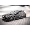 Maxton - Street Pro Rajouts Des Bas De Caisse Mercedes A35 AMG / AMG-Line Aero Pack W177 Noir + Rabats Brillant