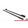 Maxton - Street Pro Rajouts Des Bas De Caisse Mercedes A35 AMG / AMG-Line Aero Pack W177 Noir + Rabats Brillant