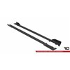 Maxton - Street Pro Rajouts Des Bas De Caisse Mercedes A35 AMG / AMG-Line Aero Pack W177 Noir-Rouge + Rabats Brillant