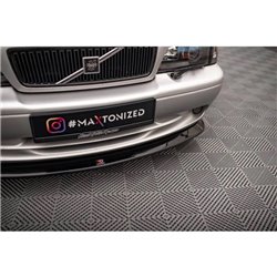 Maxton - Lame Du Pare-Chocs Avant V.1 Volvo C70 Mk1 Noir Brillant
