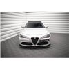 Maxton - Lame Du Pare-Chocs Avant V.2 Alfa Romeo Giulia Sport Noir Brillant