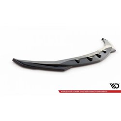 Maxton - Lame Du Pare-Chocs Avant V.2 Alfa Romeo Giulia Sport Noir Brillant