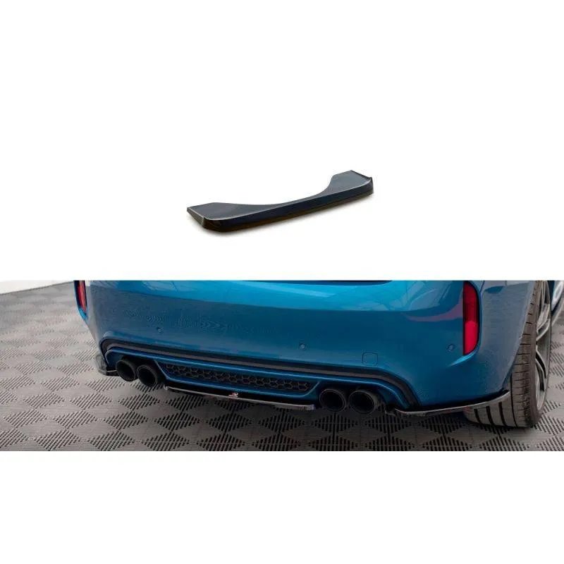 Maxton - Arriere Splitter BMW X6 M F86 Noir Brillant