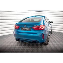 Maxton - Lames De Pare-Chocs Arrière Latérales BMW X6 M F86 Noir Brillant