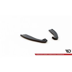 Maxton - Lames De Pare-Chocs Arrière Latérales BMW X6 M F86 Noir Brillant