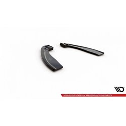 Maxton - Lames De Pare-Chocs Arrière Latérales BMW X6 M F86 Noir Brillant