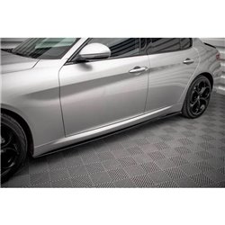 Maxton - Rajouts Des Bas De Caisse Alfa Romeo Giulia Sport Noir Brillant