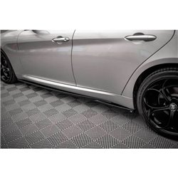 Maxton - Rajouts Des Bas De Caisse Alfa Romeo Giulia Sport Noir Brillant