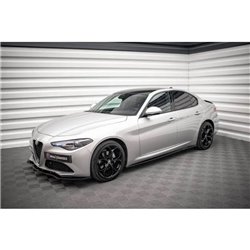 Maxton - Rajouts Des Bas De Caisse Alfa Romeo Giulia Sport Noir Brillant