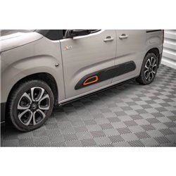 Maxton - Rajouts Des Bas De Caisse Citroen Berlingo Mk3 Noir Brillant