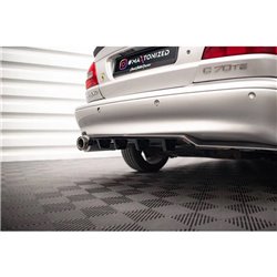 Maxton - Arriere Lame (avec une barre verticale) Volvo C70 Mk1 Noir Brillant