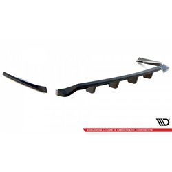 Maxton - Arriere Lame (avec une barre verticale) Volvo C70 Mk1 Noir Brillant