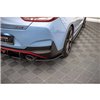 Maxton - Street Pro Lame Du Pare Chocs Arriere Hyundai I30 N Fastback Mk3 Facelift Noir-Rouge