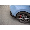 Maxton - Street Pro Lame Du Pare Chocs Arriere Hyundai I30 N Fastback Mk3 Facelift Noir