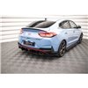 Maxton - Street Pro Lame Du Pare Chocs Arriere Hyundai I30 N Fastback Mk3 Facelift Noir