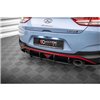Maxton - Street Pro Central Diffuseur Arriere Hyundai I30 N Fastback Mk3 Facelift Noir