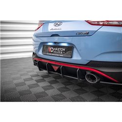 Maxton - Street Pro Central Diffuseur Arriere Hyundai I30 N Fastback Mk3 Facelift Noir