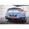 Maxton - Street Pro Central Diffuseur Arriere Hyundai I30 N Fastback Mk3 Facelift Noir
