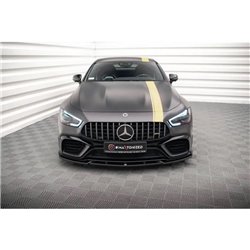 Maxton - Lame Du Pare-Chocs Avant V.3 Mercedes-AMG GT 63S 4 Portes Coupe Aero X290 Noir Brillant