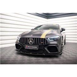 Maxton - Lame Du Pare-Chocs Avant V.3 Mercedes-AMG GT 63S 4 Portes Coupe Aero X290 Noir Brillant