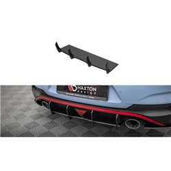 Maxton - Street Pro Central Diffuseur Arriere Hyundai I30 N Fastback Mk3 Facelift Rouge