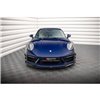 Maxton - Lame Du Pare-Chocs Avant V.2 Porsche 911 Carrera Aero / Carrera GTS 992 Noir Brillant