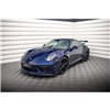 Maxton - Lame Du Pare-Chocs Avant V.2 Porsche 911 Carrera Aero / Carrera GTS 992 Noir Brillant