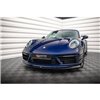 Maxton - Lame Du Pare-Chocs Avant V.2 Porsche 911 Carrera Aero / Carrera GTS 992 Noir Brillant