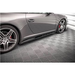 Maxton - Rajouts Des Bas De Caisse Porsche 911 Carrera / Carrera GTS 997 Facelift Noir Brillant