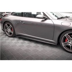 Maxton - Rajouts Des Bas De Caisse Porsche 911 Carrera / Carrera GTS 997 Facelift Noir Brillant