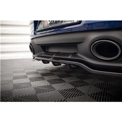 Maxton - Arriere Lame (avec une barre verticale) V.1 Porsche 911 Carrera Aero / Carrera GTS 992 Noir Brillant