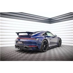 Maxton - Arriere Lame (avec une barre verticale) V.1 Porsche 911 Carrera Aero / Carrera GTS 992 Noir Brillant