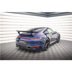 Maxton - Arriere Lame (avec une barre verticale) V.1 Porsche 911 Carrera Aero / Carrera GTS 992 Noir Brillant