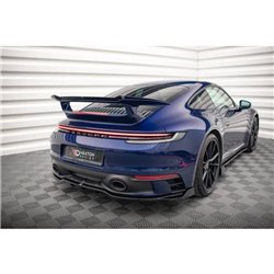 Maxton - Arriere Lame (avec une barre verticale) V.2 Porsche 911 Carrera Aero / Carrera GTS 992 Noir Brillant