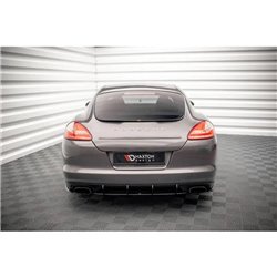 Maxton - Street Pro Central Diffuseur Arriere Porsche Panamera / Panamera Diesel 970 Rouge