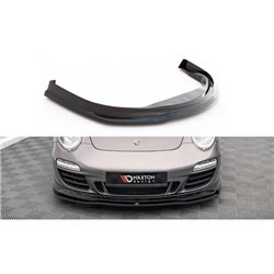 Maxton - Lame Du Pare-Chocs Avant V.1 Porsche 911 Carrera GTS 997 Facelift Noir Brillant
