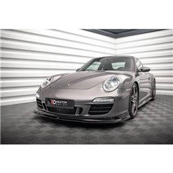 Maxton - Lame Du Pare-Chocs Avant V.1 Porsche 911 Carrera GTS 997 Facelift Noir Brillant