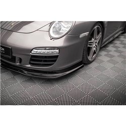 Maxton - Lame Du Pare-Chocs Avant V.1 Porsche 911 Carrera GTS 997 Facelift Noir Brillant