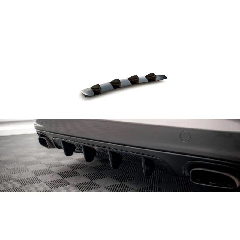 Maxton - Diffuseur Arrière Complet Porsche Panamera / Panamera Diesel 970 Noir Brillant