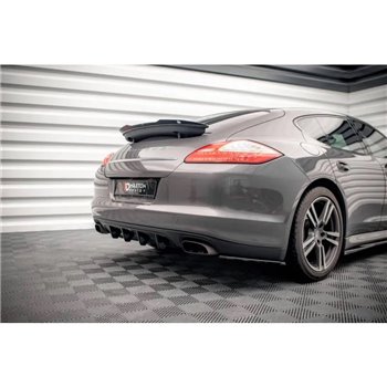 Maxton - Diffuseur Arrière Complet Porsche Panamera / Panamera Diesel 970 Noir Brillant