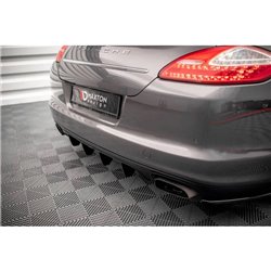 Maxton - Diffuseur Arrière Complet Porsche Panamera / Panamera Diesel 970 Noir Brillant